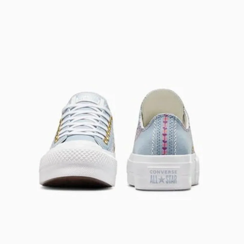 πNWTπ Chuck Taylor All Star Lift Embroidered Florals, Size 10.5 Women's - Picture 7 of 8